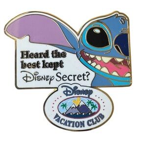 WDW Stitch Best Kept Disney Secret Disney Vacation Club 2005 Pin